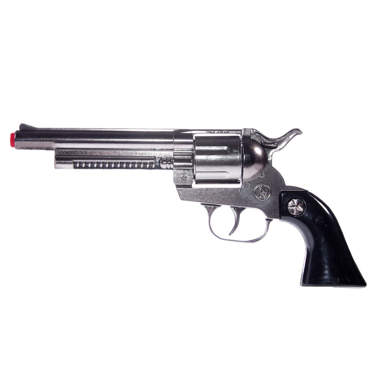 Revolver Metalic Jucarie, 18cm, 12 Gloante