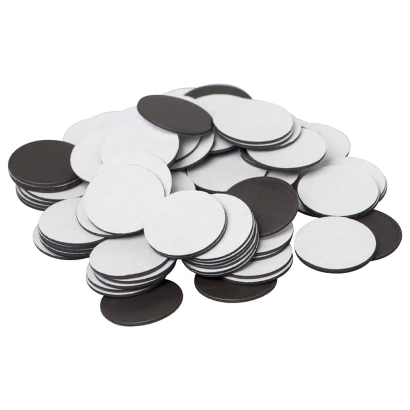 Set 100 buc buline magnetice autoadezive, 3.8 cm