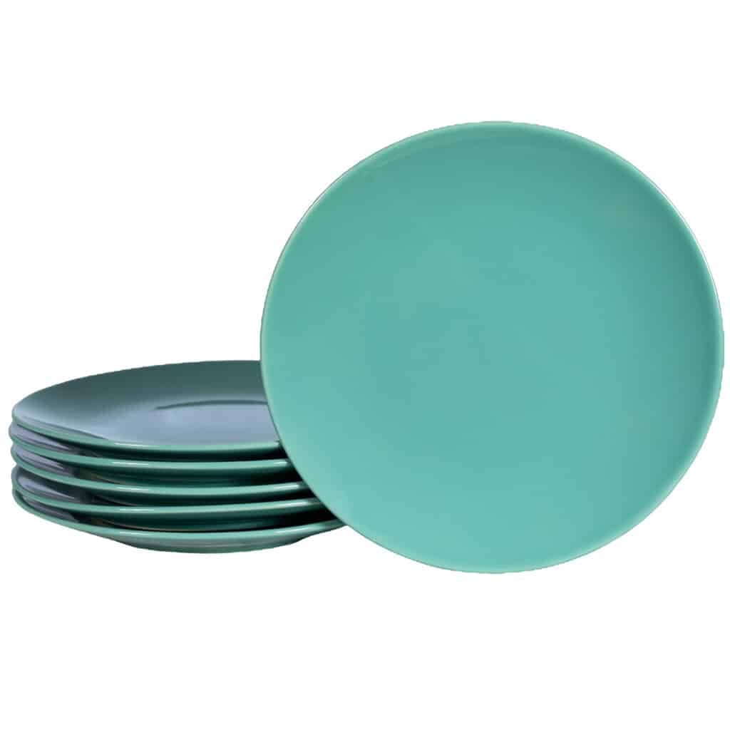 Set 6 farfurii desert 20 cm Turcoaz Lagun