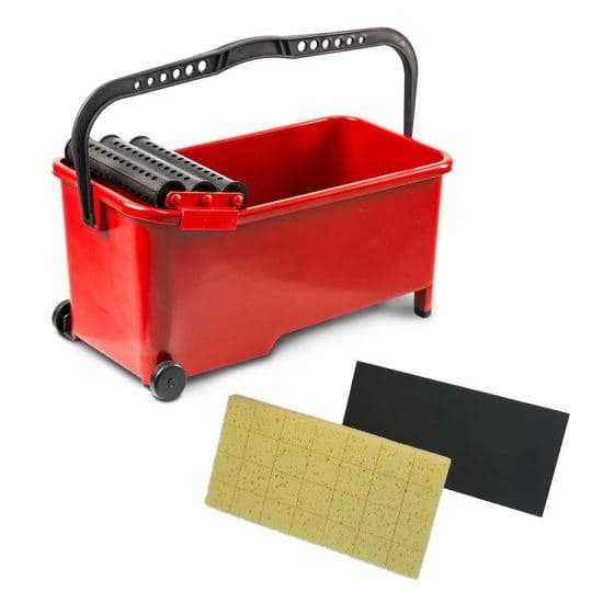 Set galeata pentru aplicare si spalare chit de rosturi, 2 x drisca, 20 L, Artool