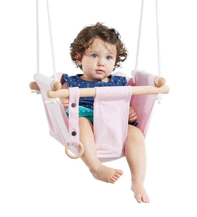 2Kids Toys Balansoar textil pentru copii, 100% bumbac, roz