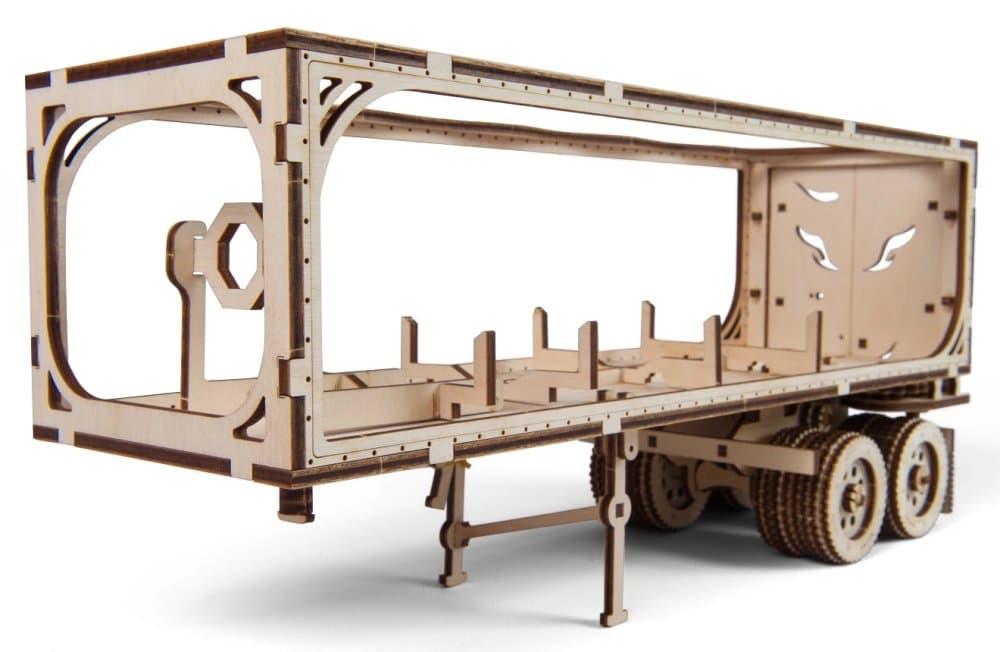 Ugears Puzzle mecanic 3D din lemn Remorcă pentru camion Heavy Boy