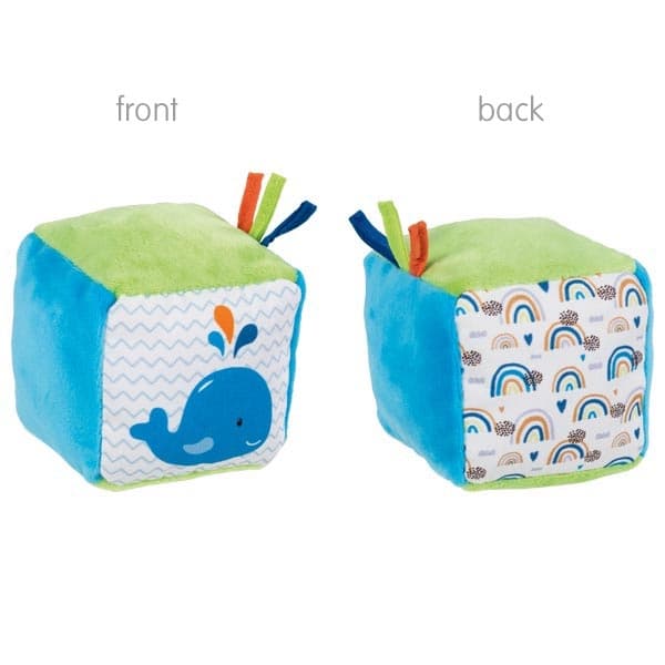 Goki Cub motric textil Balenă/Curcubeu