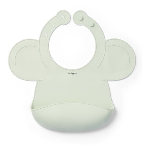 BABYONO Baveta silicon - Sage