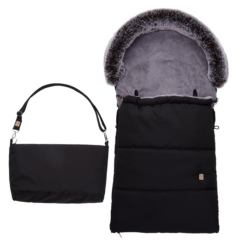Fussac DE LUXE cu 5 puncte Outlast® - negru/gri