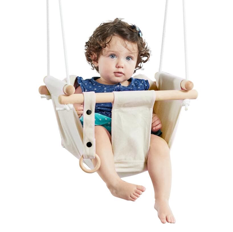 2Kids Toys Balansoar textil pentru copii 100% bumbac bej