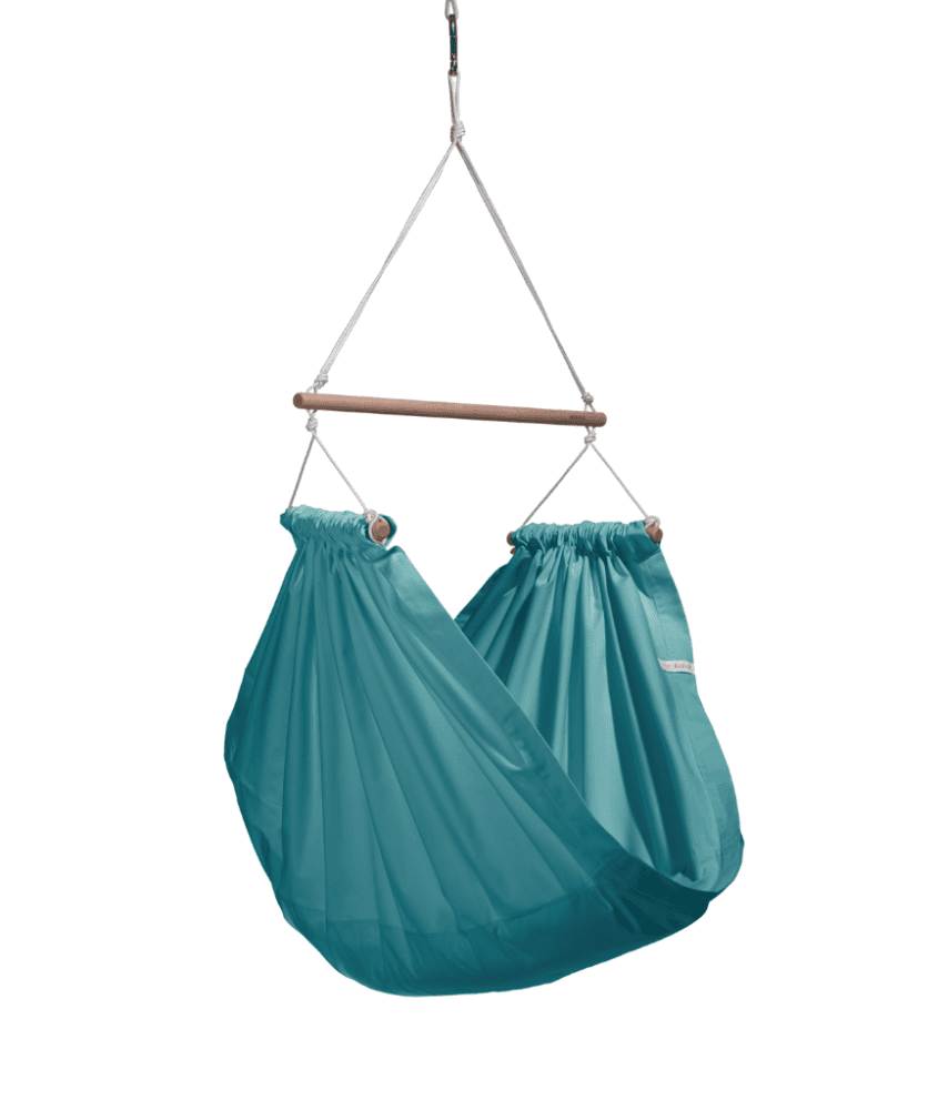 Balansoar textil suspendat verde mentă închis HOJDAVAK JUNIOR