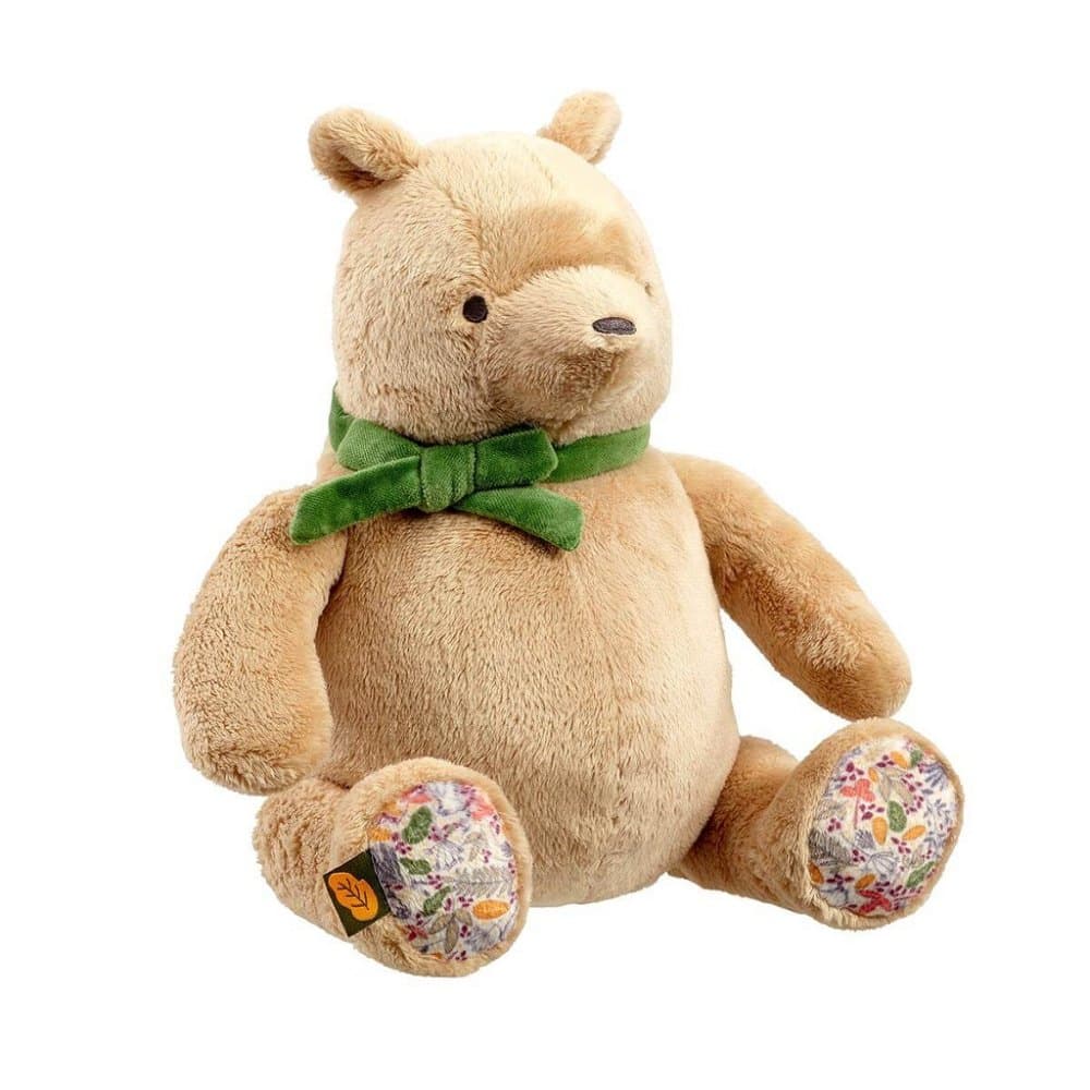 Rainbow Ursuleț de pluș Winnie the Pooh cu fundă verde, 25 cm