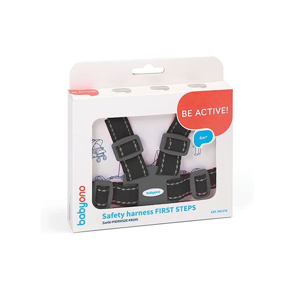 BABYONO Centuri de siguranta pentru copii - negru 6m+