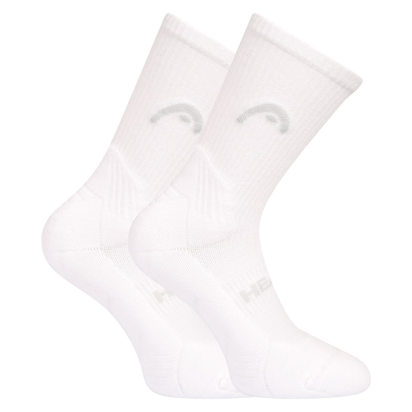 Șosete sport de tenis HEAD, albe, înalte (701226606 001) S