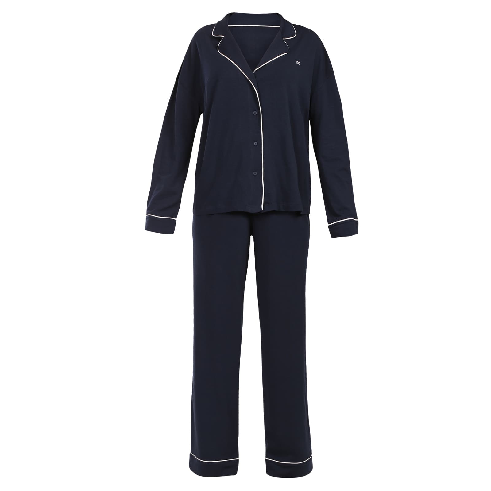 Pijama damă Tommy Hilfiger albastră (UW0UW06142 C1G) S