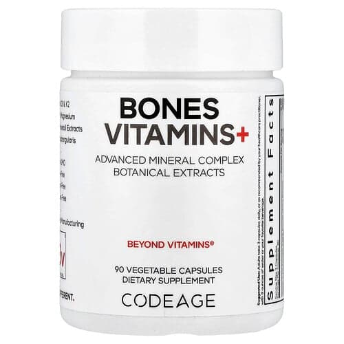 Codeage, Bones Vitamins+, 90 Vegetable Capsules
