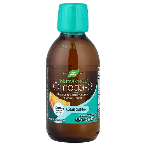 Nature's Way, NutraVege®, Omega-3, Cranberry-Orange , 6.8 fl oz (200 ml)