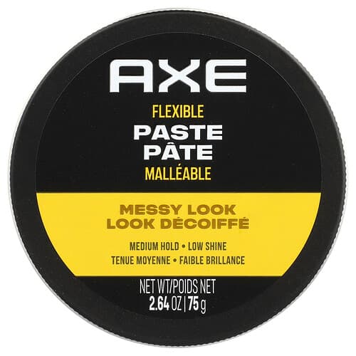 AXE, Messy Look™, pastă flexibilă, fixare medie/strălucire redusă, 75 g