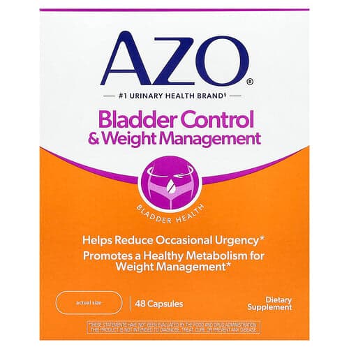 AZO, Bladder Control® with Go-Less® & Weight Management, 48 Capsules