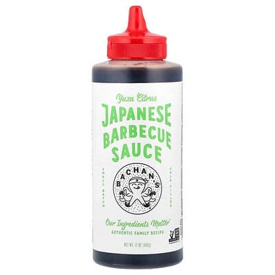 Bachan's, Sos pentru grătar japonez, citrice yuzu, 482 g (17 oz)