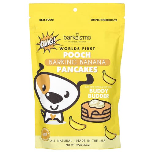 Bark Bistro, Worlds First Pooch Clatite, Banană Lătră, 14 oz (396 g)