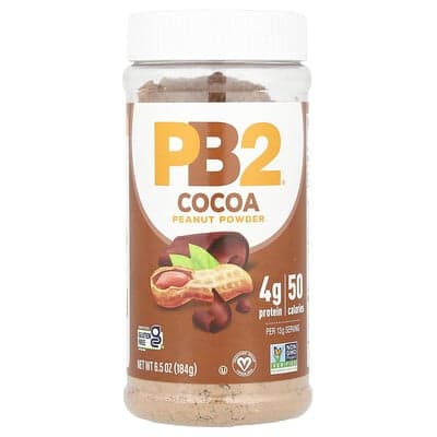PB2 Foods, Pudră de arahide, cacao, 184 g