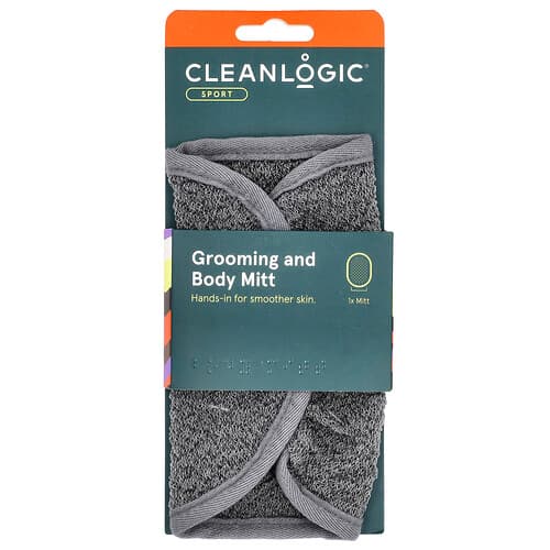 Cleanlogic, Mănușă pentru sport, îngrijire și corp, gri, 1 număr