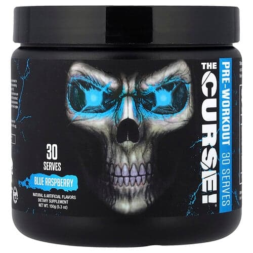 JNX Sports, Blestemul! Pre-antrenament, zmeură albastră, 5,3 oz (150 g)