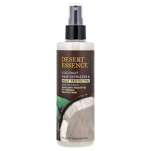 Desert Essence, Aparat de defrișare și protecție împotriva căldurii din nucă de cocos, 8 fl oz (237 ml)