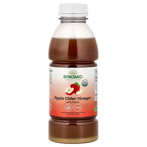 Dynamic Health, Oțet de mere cu mama, 16 fl oz (473 ml)
