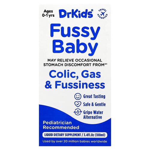 DrKids, Fussy Baby, vârste 0-1 an, 100 ml
