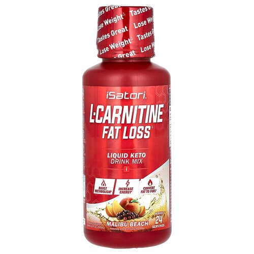 Isatori, L-carnitină, plajă Malibu, 360 ml