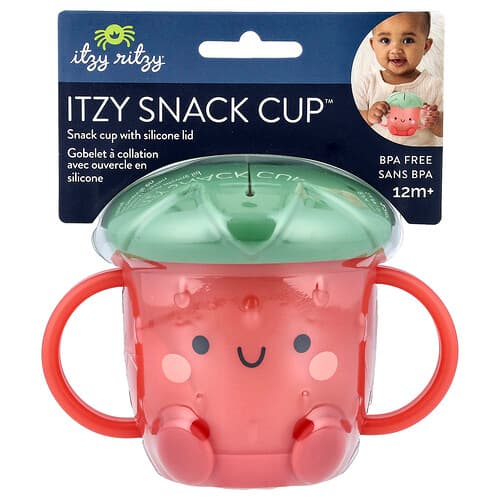 itzy ritzy, Itzy Snack Cup™, 12+ luni, căpșuni, 1 cană