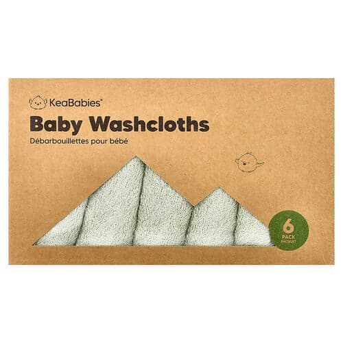 KeaBabies, Lavete umede pentru bebeluși, pachet de 6