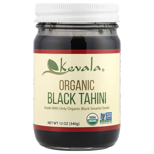 Kevala, Tahini negru organic, 12 oz (340 g)