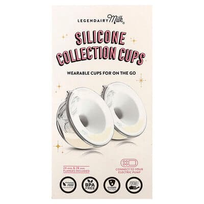 Legendairy Milk, Cupe de colectare din silicon, 2 bucăți
