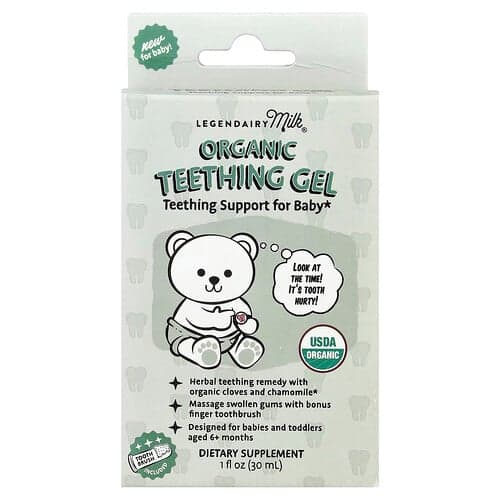 Legendairy Milk, Gel de dentitie organic, 1 fl oz (30 ml)