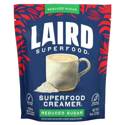Laird Superfood, Cremă Superfood, reduce zahărul, 8 oz (227 g)