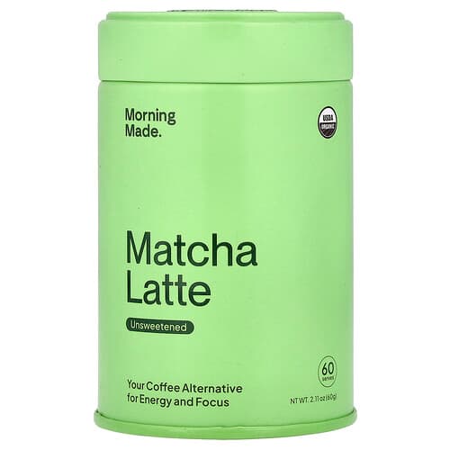 Morning Made, Matcha Latte, Unsweetened, 2.11 oz (60 g)