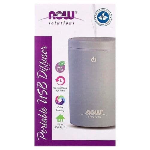 NOW Foods, Solutions, Portable USB Oil Diffuser, 1 Diffuser