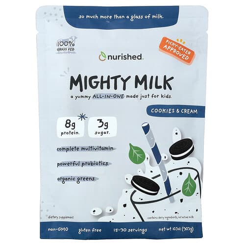 Nurished, Lapte puternic, fursecuri și cremă, 285 g