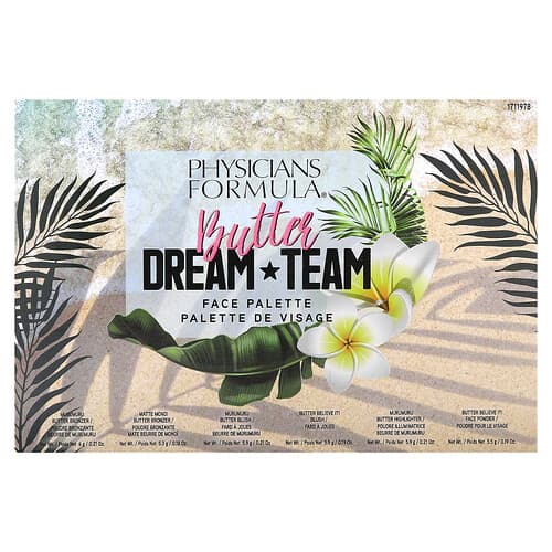 Physicians Formula, Paleta de față Butter Dream Team, 1 paletă