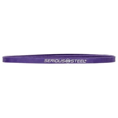 Serious Steel Fitness, Bandă de rezistență de 32 inchi, violet, 1 număr