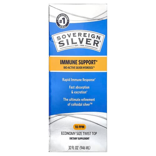 Sovereign Silver, Bio-Active Silver Hydrosol™, 32 fl oz (946 ml)