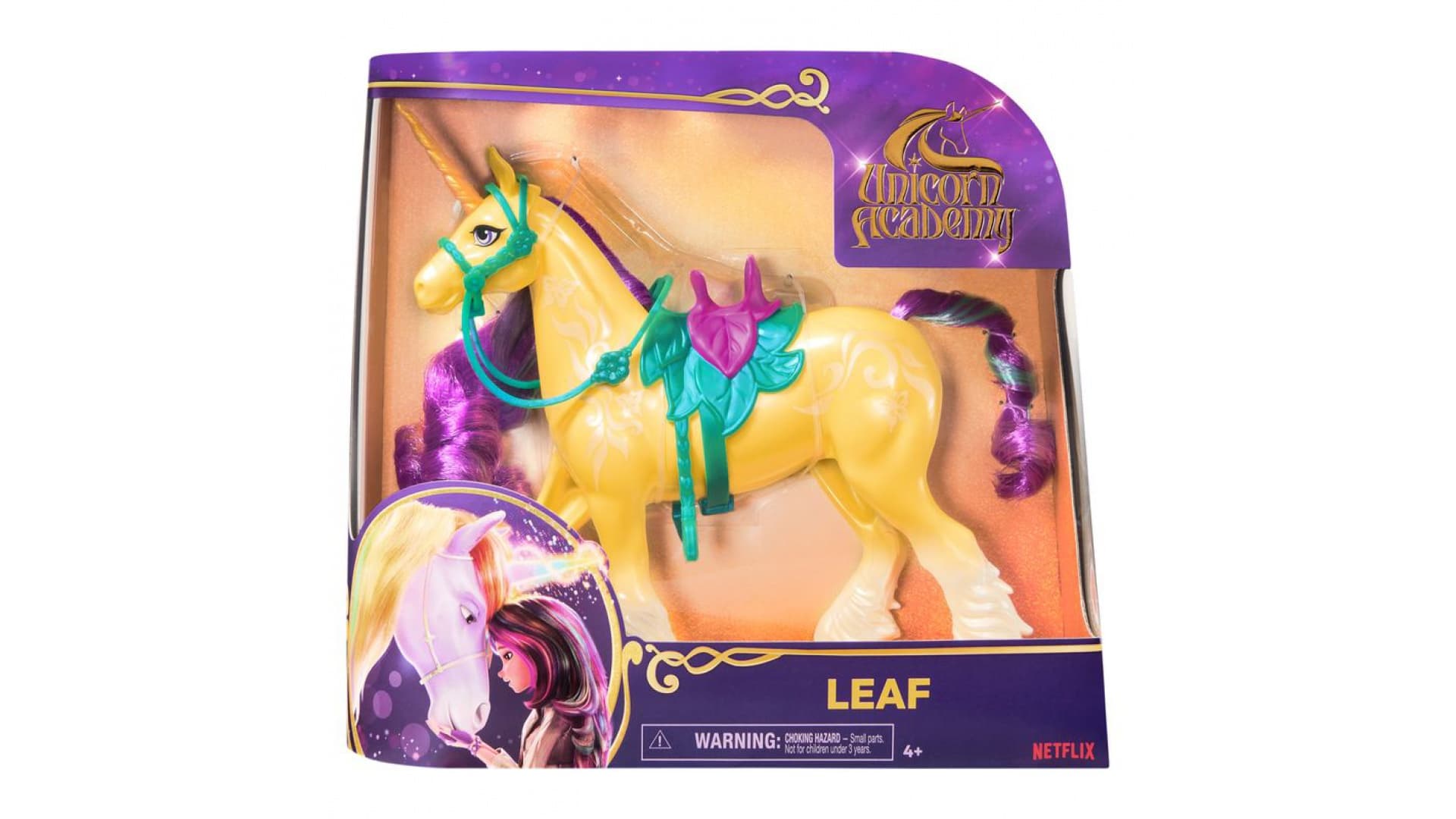 Academia Unicornilor pieptăn unicorn Leaf 28 cm