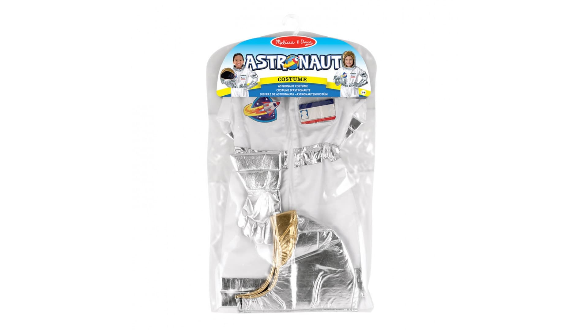 Melissa & Doug costum de astronaut pentru copii cu accesorii