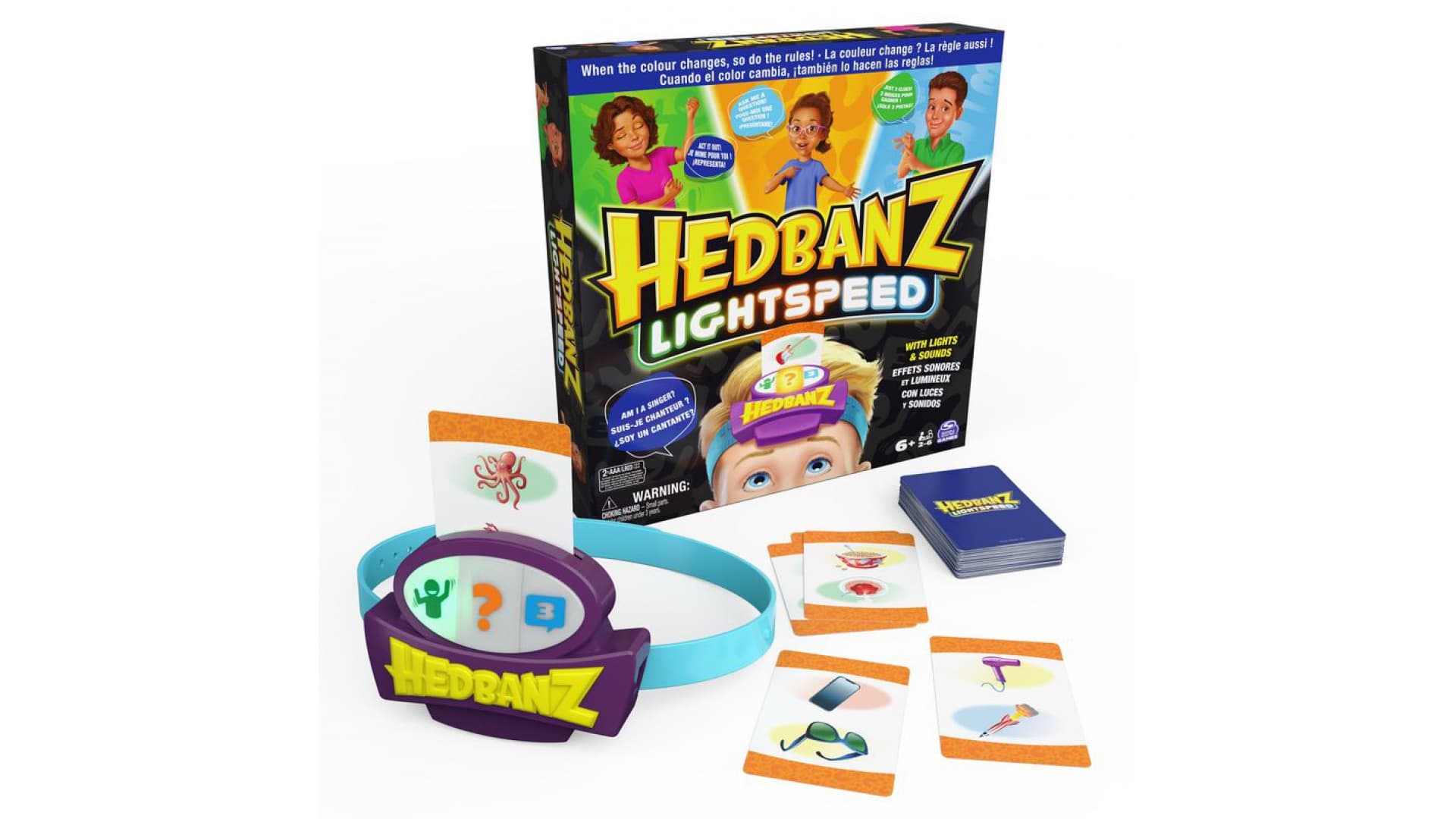Jocuri Spin Master Hedbanz Lightspeed
