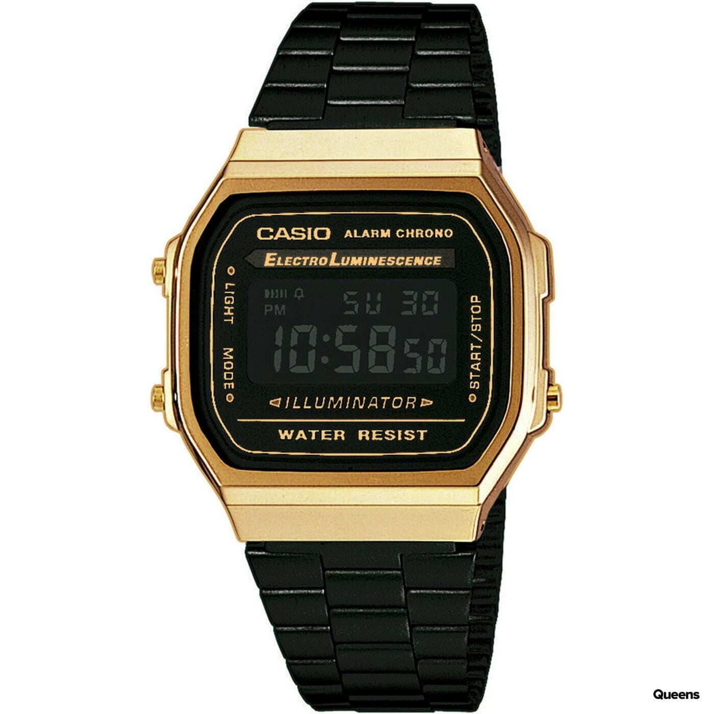 Ceasuri Casio A 168WEGB-1BEF Gold/ Black Universal
