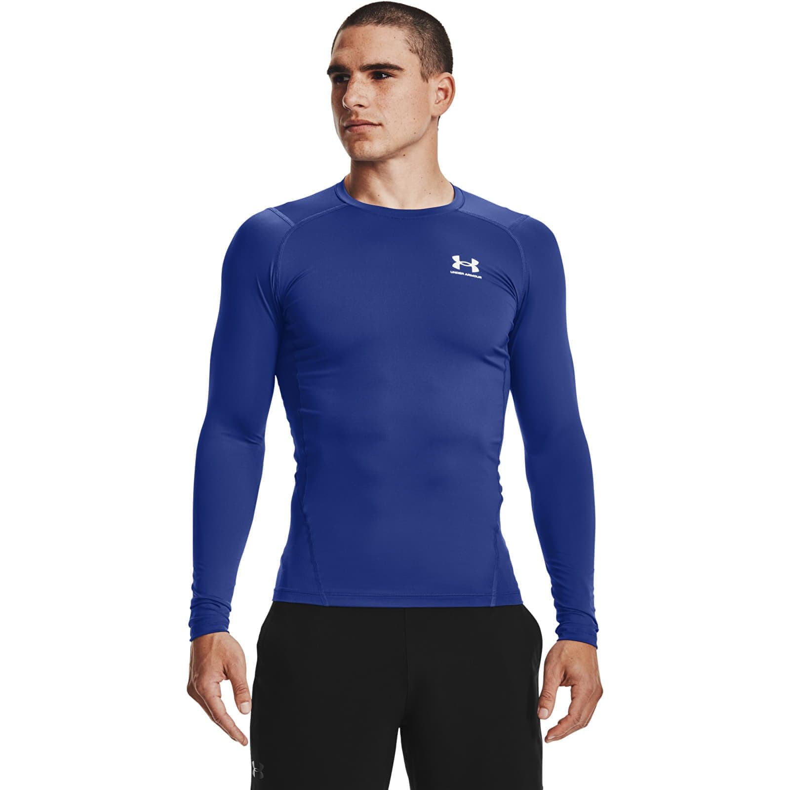 Tricou Under Armour Hg Armour Comp Ls Royal XXXL