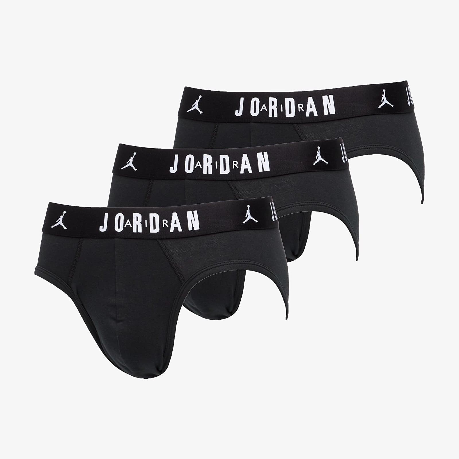 Jordan Jhm Flight Cotton Brief 3-Pack Black L
