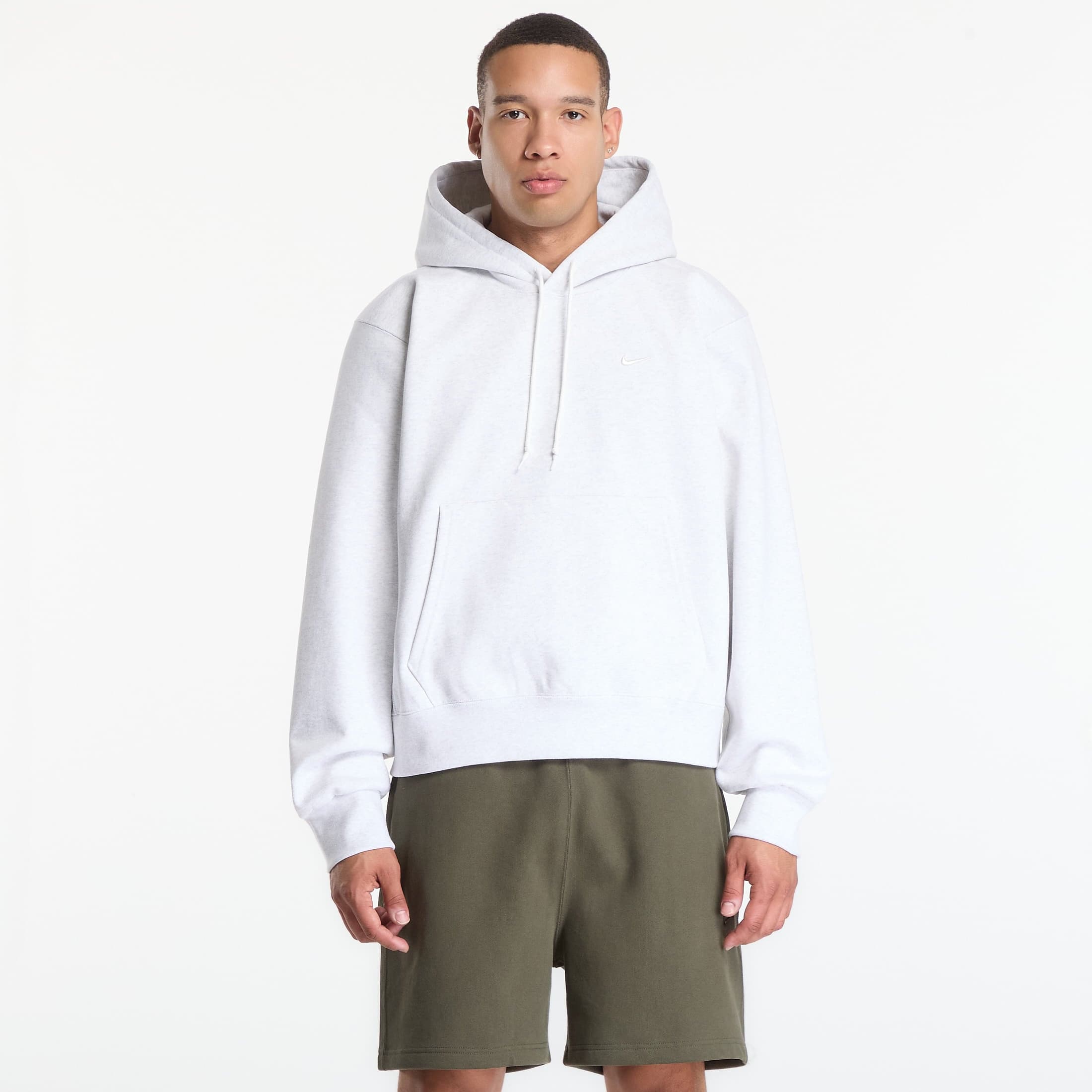Sweatshirt Nike Men's Fleece Hoodie Birch Heather S