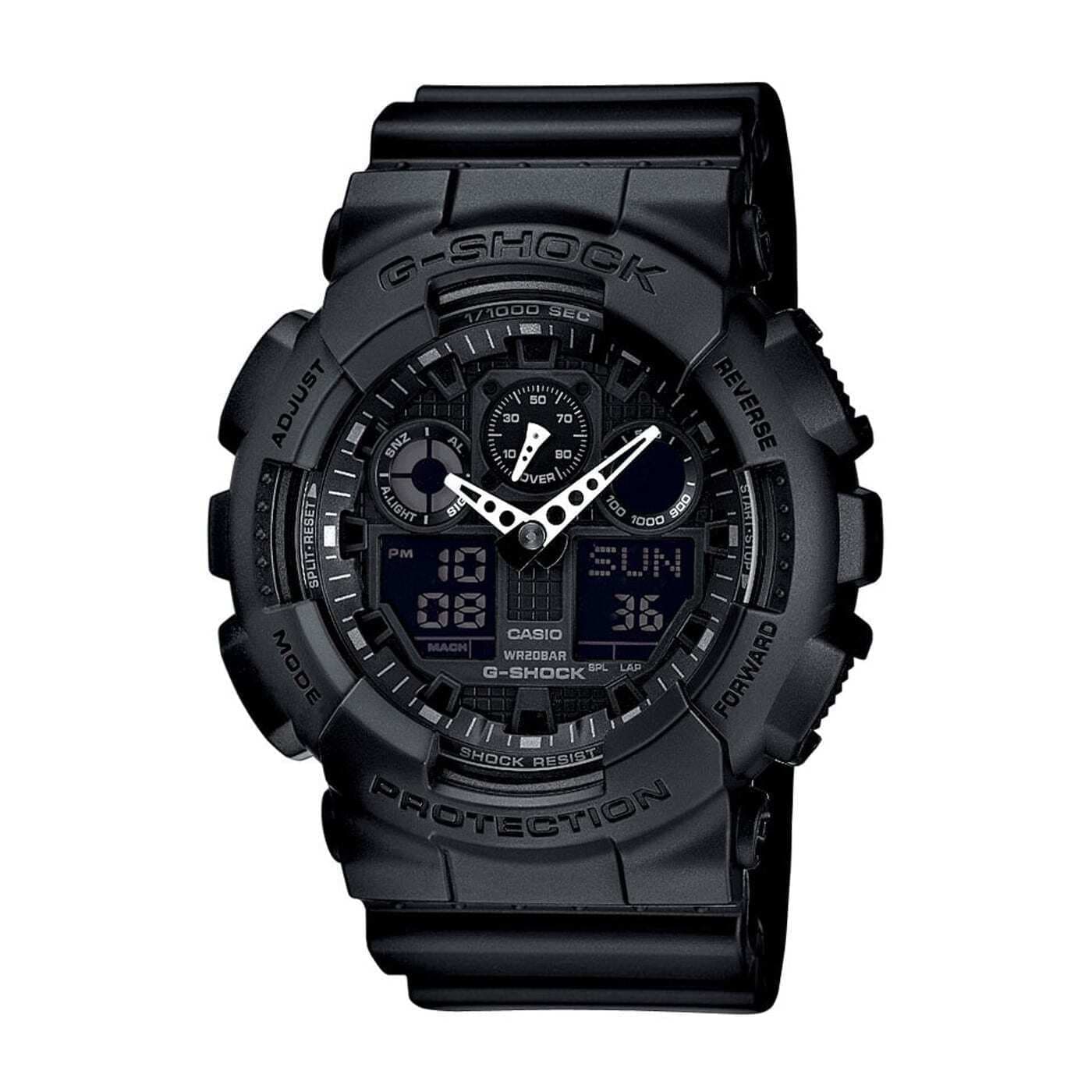 Ceasuri Casio G-Shock GA 100-1A1ER Black Universal
