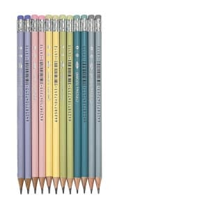 Creion negru cu radiera DACO Elegant, CG112 (diverse culori)