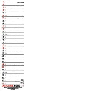 Calendar planner ingust 2026